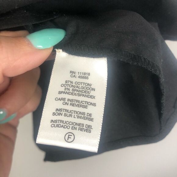 MICHAEL KORS | Cap Sleeve Black Embellished Neckline Top Women’s Plus Size 2X - Picture 5 of 6